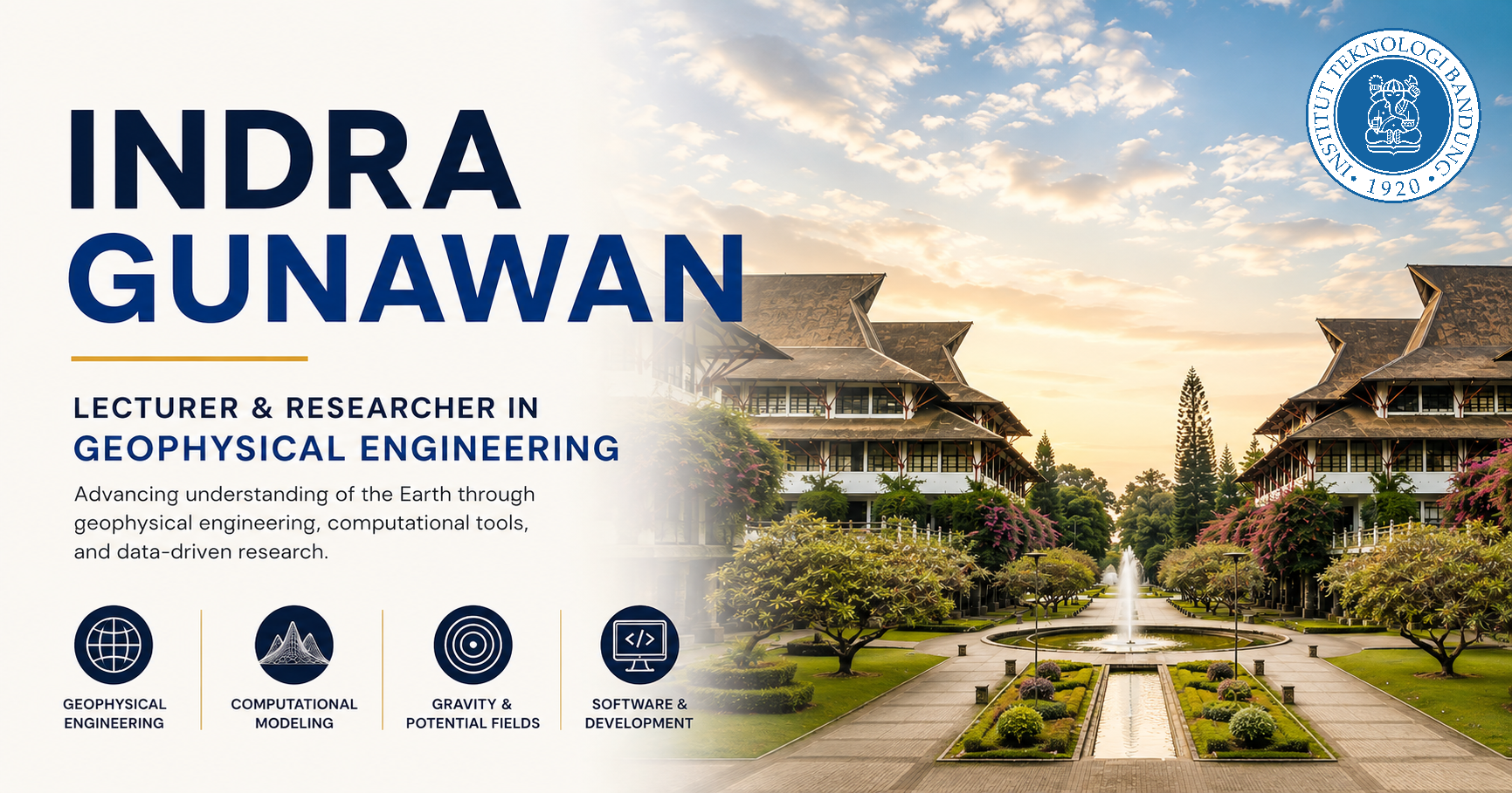 Indra Gunawan - Lecturer and Researcher in Geophysics